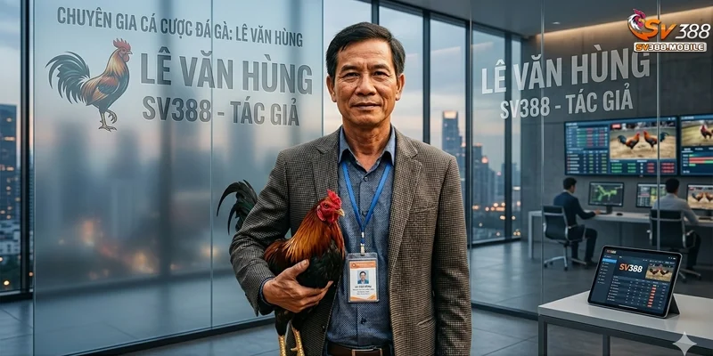 Ảnh chân dung thực tế của tác giả sv388 Lê Văn Hùng tại văn phòng làm việc